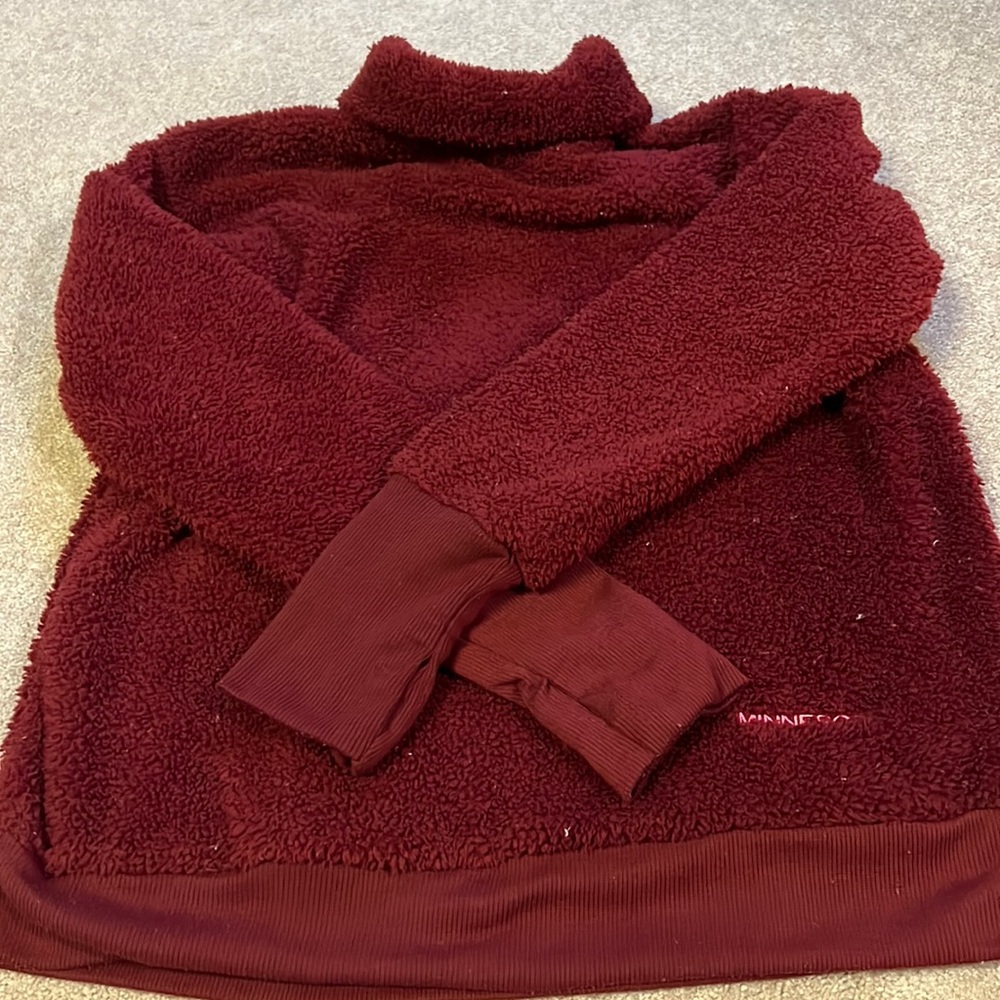 Fuzzy Minnesota sweater